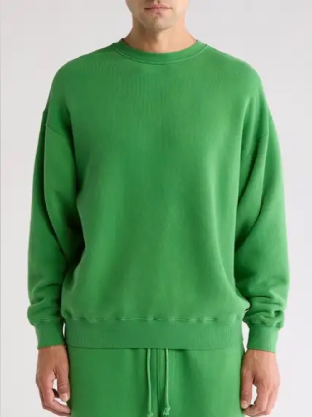 Elwood Core Oversize Crewneck Sweatshirt VINTAGE GREEN